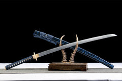 katana product detail image 3 showing blade, saya, and fittings