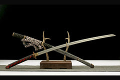御菊太刀 tachi product detail image 3 showing blade, saya, and fittings