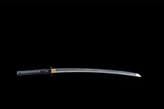 银杏残照 katana product detail image 3 showing blade, saya, and fittings