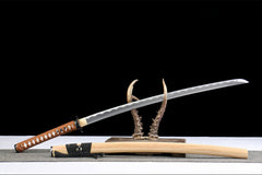 katana product detail image 3 showing blade, saya, and fittings