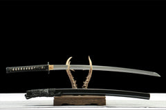 烬灭锋 katana product detail image 3 showing blade, saya, and fittings