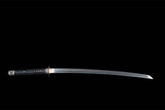 十字伤痕 katana product detail image 3 showing blade, saya, and fittings