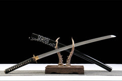 金墨翎 katana product detail image 3 showing blade, saya, and fittings