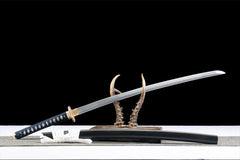 katana product detail image 3 showing blade, saya, and fittings