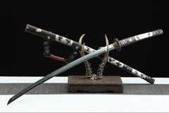 全铜太刀2 tachi product detail image 3 showing blade, saya, and fittings