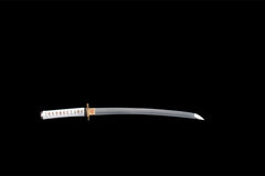 白金逆锋 katana product detail image 3 showing blade, saya, and fittings