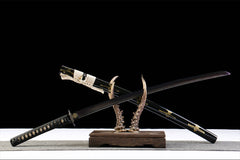幽隐 katana product detail image 3 showing blade, saya, and fittings