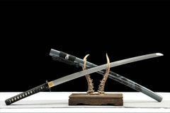 墨锐 katana product detail image 3 showing blade, saya, and fittings