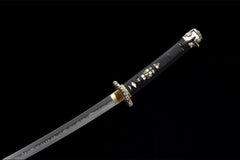 御橘太刀 tachi product detail image 3 showing blade, saya, and fittings