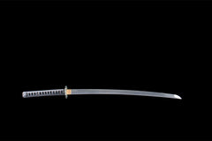 逆鳞·天翔 katana product detail image 3 showing blade, saya, and fittings