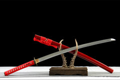 朱锐 katana product detail image 3 showing blade, saya, and fittings