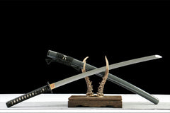 暗魂斩 katana product detail image 3 showing blade, saya, and fittings