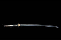 金鳞御刀 katana product detail image 3 showing blade, saya, and fittings