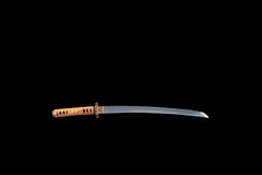 慈悲渡 wakizashi product detail image 3 showing blade, saya, and fittings
