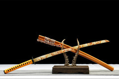 素金 katana product detail image 3 showing blade, saya, and fittings