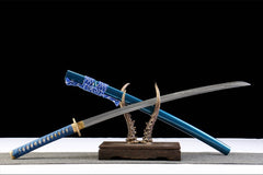 沧溟金缕 katana product detail image 3 showing blade, saya, and fittings