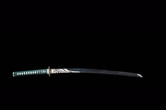 Sakura Titanium-Plated Tsuba 1060 Katana product photo 4