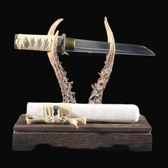 Ivory white Premium Mystery Tanto example from the ten-design random assortment; specific appearance is not guaranteed