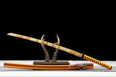 素金 katana product detail image 4 showing blade, saya, and fittings