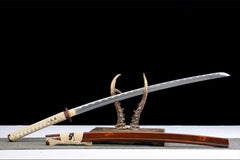 katana product detail image 4 showing blade, saya, and fittings