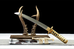 银澜胁差 wakizashi product detail image 4 showing blade, saya, and fittings