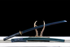 katana product detail image 4 showing blade, saya, and fittings