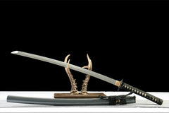 暗魂斩 katana product detail image 4 showing blade, saya, and fittings