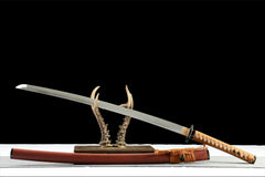 玉魄剑 katana product detail image 4 showing blade, saya, and fittings