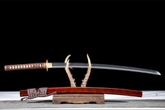 影舞者 katana product detail image 4 showing blade, saya, and fittings