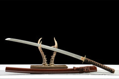 暗棱 katana product detail image 4 showing blade, saya, and fittings