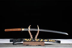 雪月花 katana product detail image 4 showing blade, saya, and fittings