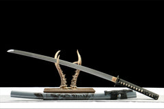 墨锐 katana product detail image 4 showing blade, saya, and fittings