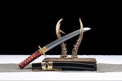 wakizashi product detail image 4 showing blade, saya, and fittings