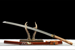 素心刃 katana product detail image 4 showing blade, saya, and fittings
