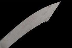 无声者-阔刃版 katana product detail image 4 showing blade, saya, and fittings