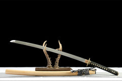 黯星斩 katana product detail image 4 showing blade, saya, and fittings