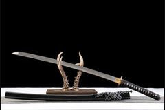 金墨翎 katana product detail image 4 showing blade, saya, and fittings