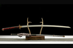 御菊太刀 tachi product detail image 4 showing blade, saya, and fittings