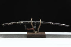 全铜太刀 tachi product detail image 4 showing blade, saya, and fittings