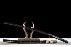 幽隐 katana product detail image 4 showing blade, saya, and fittings