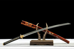 褐锐 katana product detail image 4 showing blade, saya, and fittings