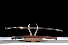 无想 katana product detail image 4 showing blade, saya, and fittings