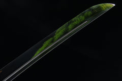 Midnight Scatter 5160 spring steel katana in textured black / black product photo 5