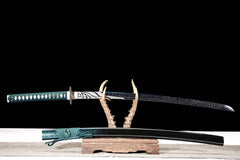 Sakura Titanium-Plated Tsuba 1060 Katana product photo 5