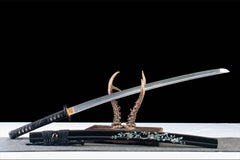 止戈为武 katana product detail image 5 showing blade, saya, and fittings