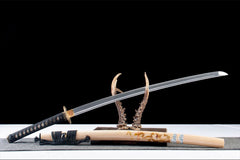 断罪无杀 katana product detail image 5 showing blade, saya, and fittings