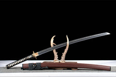 无想 katana product detail image 5 showing blade, saya, and fittings