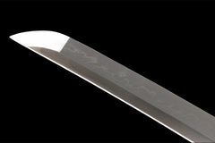 碧霄金纹 katana product detail image 5 showing blade, saya, and fittings