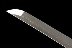 湛蓝金芒 katana product detail image 5 showing blade, saya, and fittings