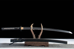 十字伤痕 katana product detail image 5 showing blade, saya, and fittings